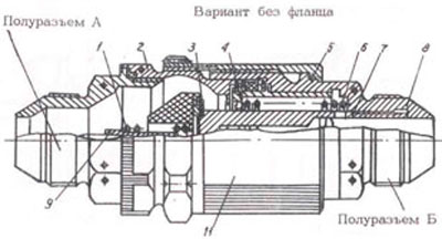 Рис.1. Схема клапана 5Ы0.446.001ТУ